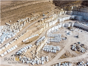 Aligudarz White Marble Blocks